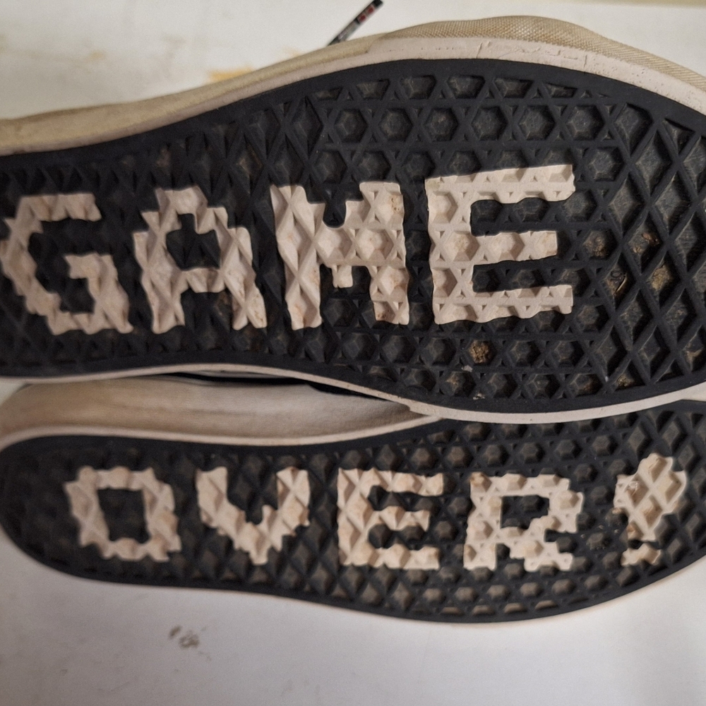 Vans Nintendo Controller NES High Top Game Over Sneakers sz mens 6 womens  7.5